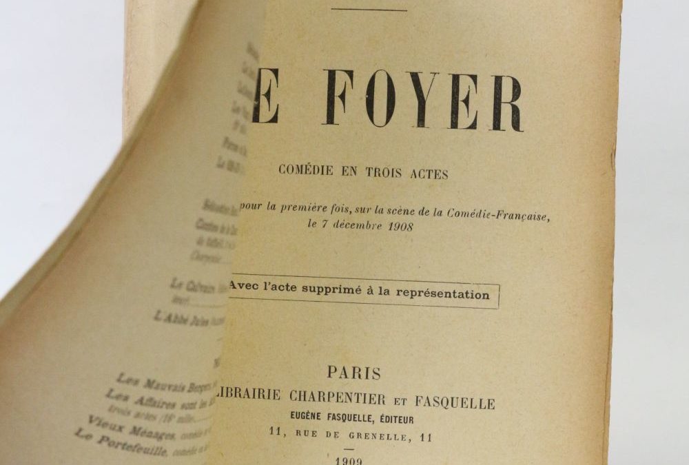 Le Foyer (1908), sur la tartufferie des organisations de charité