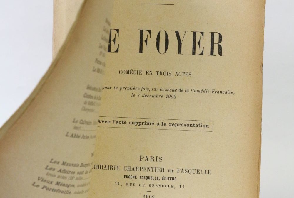 Le Foyer (1908), sur la tartufferie des organisations de charité